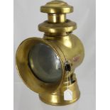 A Vintage Lucas No. 746 King of the Road Brass Car Lamp.