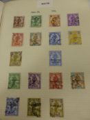 A Green Portland Stamp Album, George - QEII British Commonwealth, including Jamaica, Kenya, Lesotho,