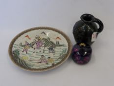 A Collection of Miscellaneous Pottery, including an Imperial range Moorcroft style bulbous pot,