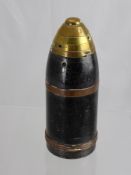 A WWI Shell Head, the head engraved 5L to base and having Arabic writing to top.