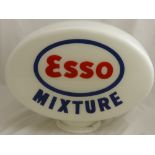 A Frosted Glass 'Esso Mixture' Advertising Globe.