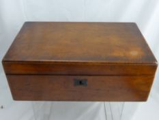 An Antique Mahogany Writing Box.