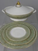 A Part 'Royal Doulton' English Renaissance' including two vegetable dishes with lids, gravy boat and