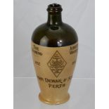 19th Century John Dewar & Sons Whisky Flagon, commemorating the  Diamond Jubilee of Her Majesty