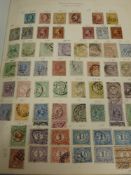 A Green Stamp Album containing stamps from Netherlands and Colonies, Canal Zone, Peru, Poland,