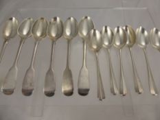 A Collection of Miscellaneous Silver, including six solid silver Victorian teaspoons, London