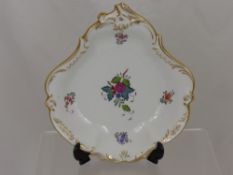 A Hand Painted Herend Hungary Patisserie Plate, No. 7514, AF.