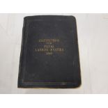 An WWI Instruction Book for Naval Landing Parties, dated 1910, published by Eyre & Spottiswoode