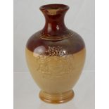 A Royal Doulton Two Tone Stone Ware "Salisbury Jug", a replica from the original found on