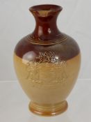 A Royal Doulton Two Tone Stone Ware "Salisbury Jug", a replica from the original found on