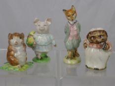 A Miscellaneous Collection of Beswick Beatrix Potter's Figures, including Little Pig Robinson, Timmy