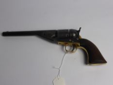 Rare 1862 Model-Colt Navy .38 CF Revolver, based on the Colt Navy Cap & Ball Revolver, Colt