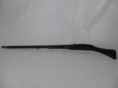 An Antique North African Flint Lock Musket.