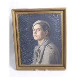 An Oil on Canvas Artist Unknown, depicting a young woman in uniform, approx 40 x 50 cms, framed.