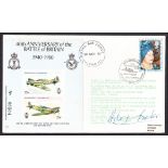 Douglas Bader: Autographed on 1980 40th