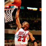 Basketball: Michael Jordan autographed o