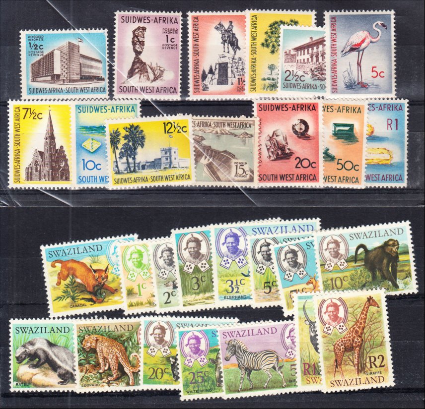 British C/W QEII Mint sets Samoa, Sierra