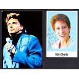 Helen Shapiro & Barry Manilow autographe