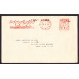 1936 Queen Mary Maiden Voyage Stamp Coll