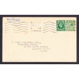 1934 ½d photogravure on plain FDC (also