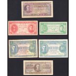 Ceylon, Hong Kong, Japan, Malaya, etc. circulated notes, mixed condition (24)