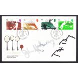 Tennis: 1977 Racket Sports FDC signed by John McEnroe & Bjorn Borg, also John McEnroe autographed