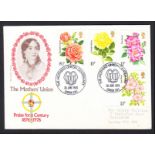 1976 Roses Mothers Union London SW1 Official FDC. Slight damage on reverse of cover, otherwise