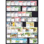 British C/W countries A-G M or U range on Hagner sheets PTSA £828 (100s)