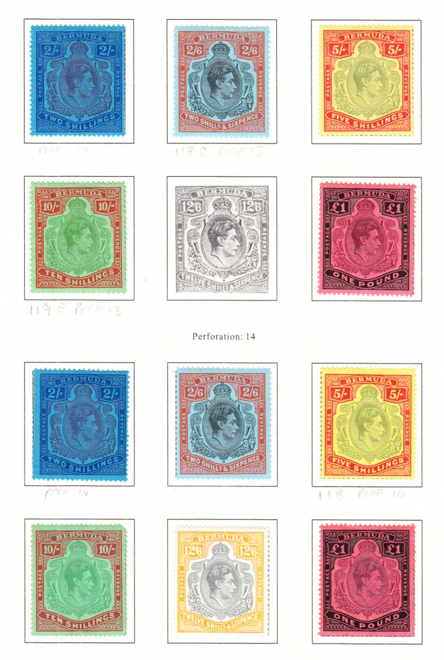 George VI Mint collection on printed album pages incl.