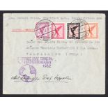 1932 Zeppelin Flight cover Germany to Valparaiso 21.3.