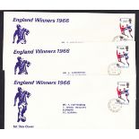 1966 England Winners illustrated FDCs with WINgate CDS x 27 covers.