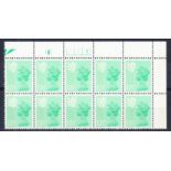 Scotland 12½p FCP/PVA Plate 5A4B No Dot plate block of 10. U/M, fine.