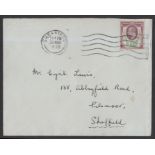 1930 Edward VII Last Day Cover: 1½d Somerset House (SG 287) on plain cover with Sheffield 31st