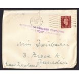 1938 (23rd Nov) cover London SW1 to Dunedin, N.Z.