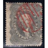 1857 24c lilac used, fine.