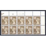 Scotland 11½p FCP/PVA Plate 6A4B No Dot plate block of 10. U/M, fine.