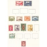 1918-35 M or U collection on printed album pages (approx 116)