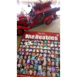 BEATLES BOOK AND MODEL FIRE ENGINE