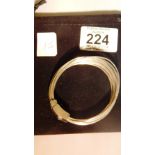 SILVER WIRED BANGLE