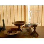 BRASS WARE GLASS ITEMS