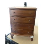 SMALL 4 DRAWER COLLECTORS CHEST
