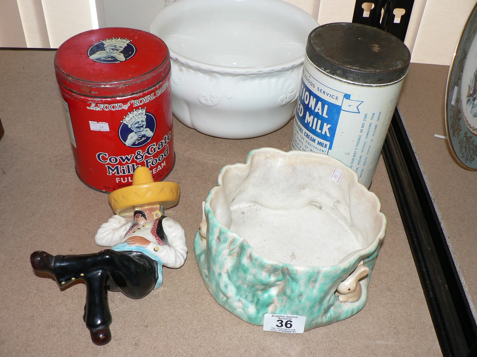 MIXED LOT OF CHINA & TINS