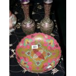 3 ITEMS OF CLOISONNE