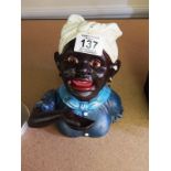 BESSIE THE MAID CAST IRON MONEY BOX