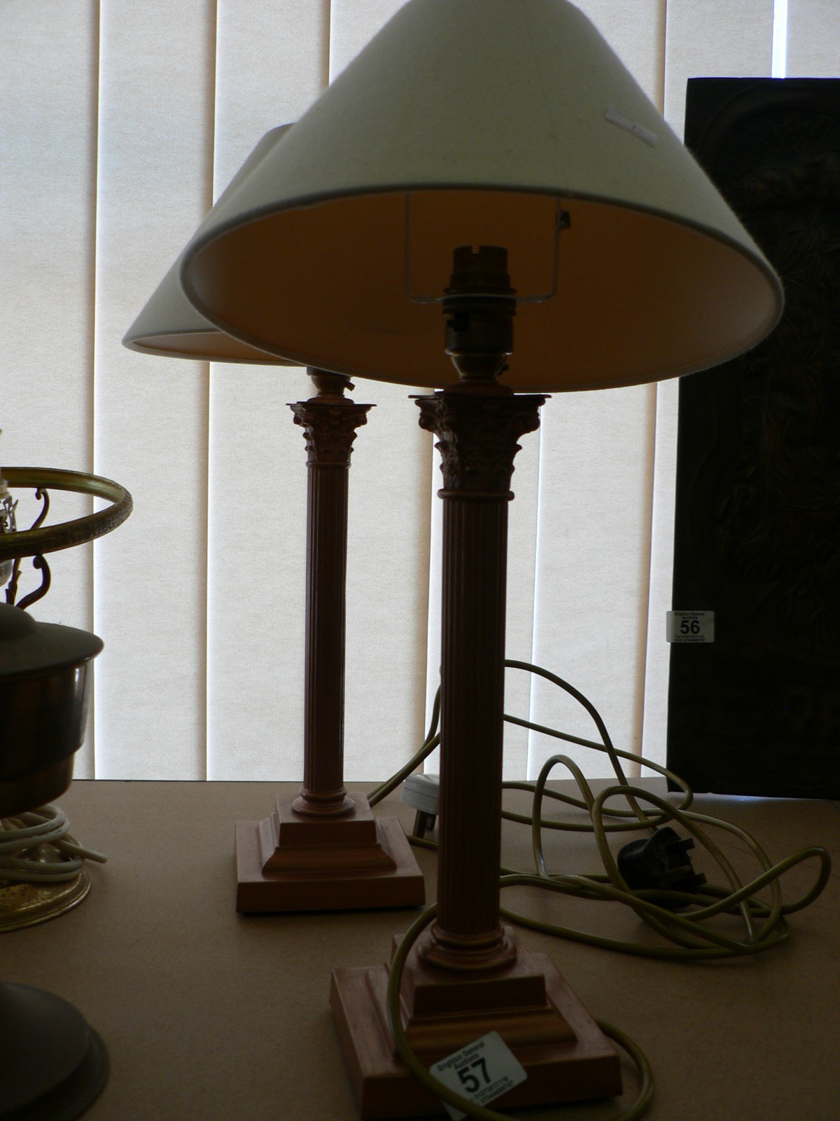 PAIR OF TABLE LAMPS