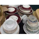 collection of crockery