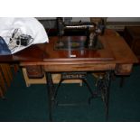 VINTAGE SINGER SEWING MACHINE CONVERTED FOR ELECTRIC