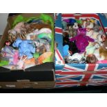 4 BOXES OF BEANIE BABIES