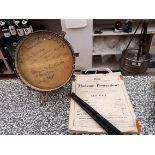 Madame Pomadour Drum Signed