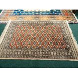 BROWN SILK RUG